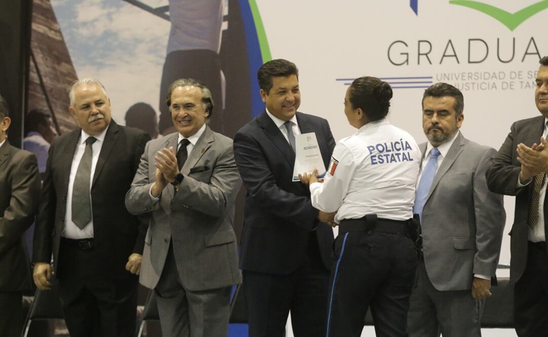 Se gradúan 149 estudiantes en Ciencias Policiales en Tamaulipas (Foto: Roberto Aguilar)