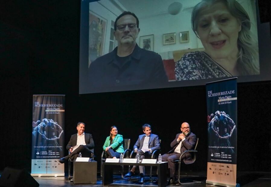 La coreógrafa María Pagés, Premio Princesa de Asturias 2022, estuvo en la conferencia vía remota. Foto: Hugo Salvador/ El Universal