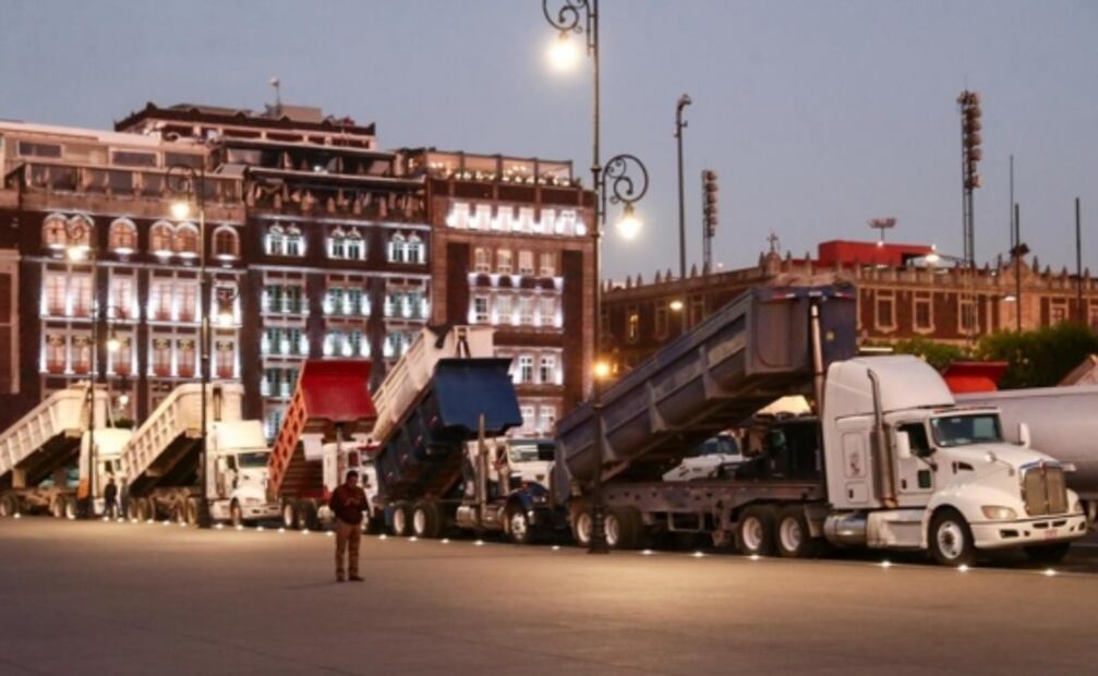 SSC realiza dispositivos viales por protestas de transportistas en el Zócalo