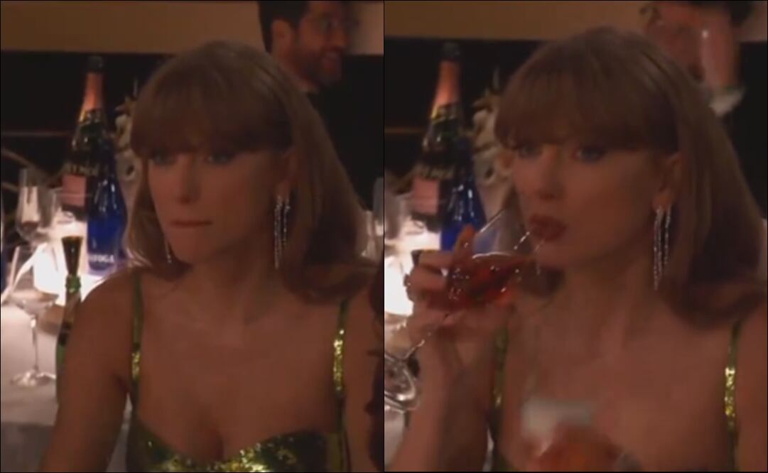 Taylor Swift se molesta en la gala de los Golden Globes / Foto: Especiales