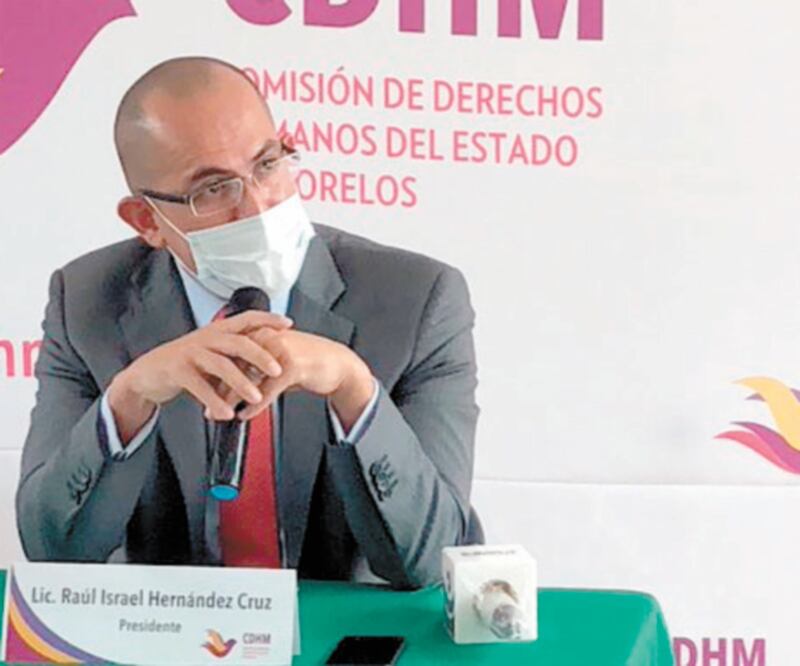 El presidente de la CDHMOR presentó la iniciativa. ARCHIVO