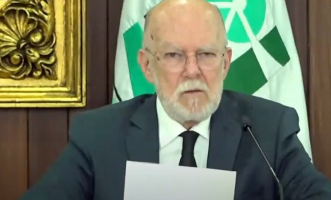 El ministro Juan Luis González Alcántara Carrancá participó en la Conferencia Inaugural del Ciclo de Conferencias de Actualización Judicial 2024. Foto: Especial