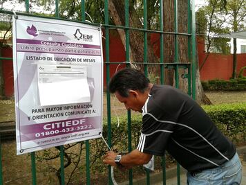 IEDF reporta 2 incidentes en Consulta de Presupuesto