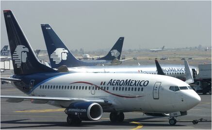Aeroméxico confirma que abortó aterrizaje en el AICM; había otro avión en la pista