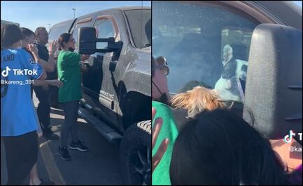 TikTok: Perrito cierra la puerta de coche a familia; los deja afuera en plena frontera de EU