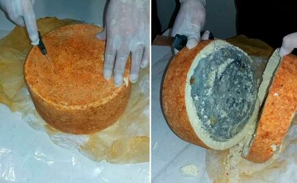 Policía Federal encuentra droga oculta en queso