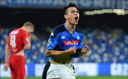Así fue el gol del Chucky Lozano con el Napoli en Champions League 