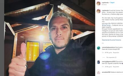 "Ya salí de Ucrania", dice youtuber mexicano