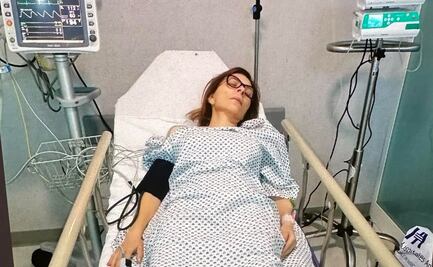 Lolita de la Vega, delicada de salud; "casualmente Lucía Méndez y yo acabamos en el hospital"