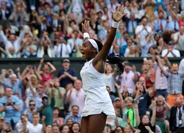 Cori Gauff, la sensación de Wimbledon clasifica a octavos