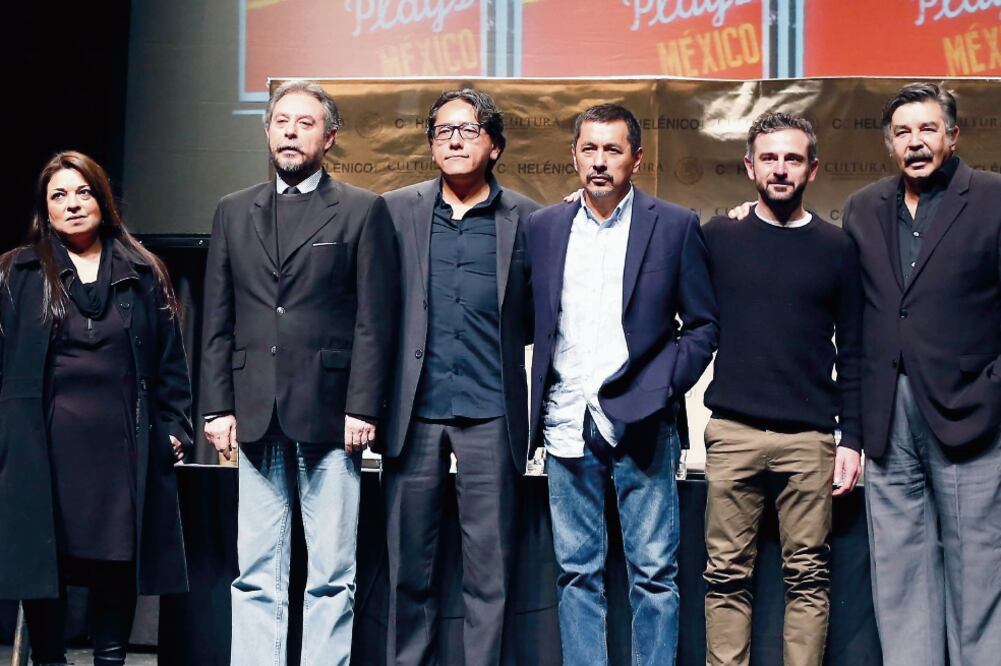 Luly Garza, Arturo Beristain, Eloy Hernández, Víctor Carpinteiro y Jorge Ortiz de Pinedo presentaron el concepto (AGUSTÍN SALINAS. EL UNIVERSAL)