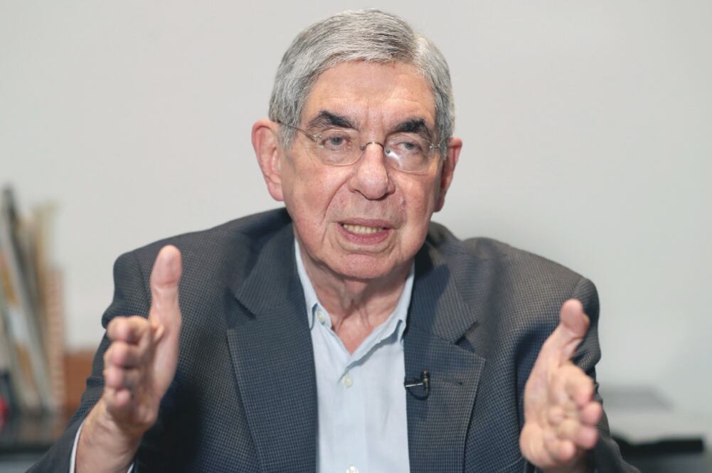 En la foto: Óscar Arias Sánchez, Premio Nobel de la Paz 1987 y ex presidente de Costa Rica. (BERENICE FREGOSO. EL UNIVERSAL)