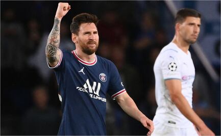 Lionel Messi anota su primer gol con el PSG