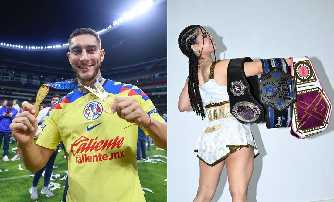 Sebastián Cáceres felicitó a Alana Flores tras su victoria en La Velada del Año V | FOTO: Especial