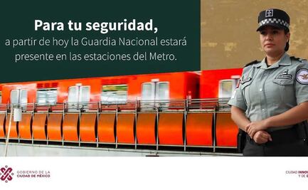 "Se necesita invertir en su mantenimiento": Cuestionan presencia de la Guardia Nacional en el Metro