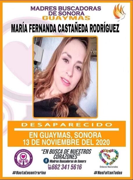 María Fernanda salió a buscar trabajo en Guaymas y no regresó