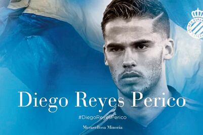 Diego Reyes llega cedido al Espanyol