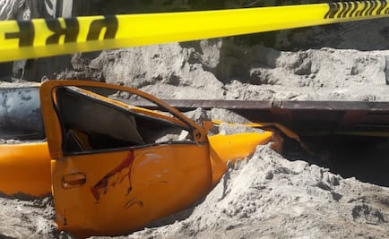 Difunden video de volcadura de camión en Huixquilucan