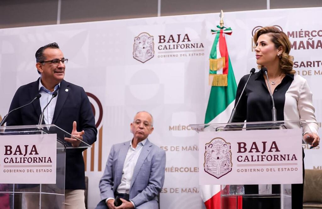 La gobernadora de Baja California, Marina del Pilar Ávila. Foto: Especial