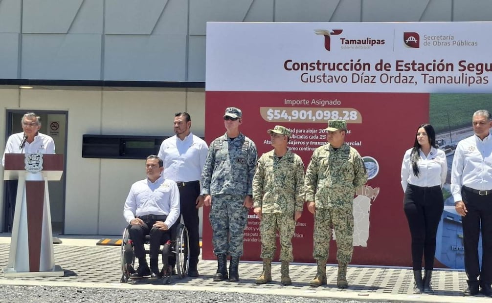 Tamaulipas fortalece la seguridad en la frontera; inaugura una Estación Segura en Díaz Ordaz.
Foto: Sandra Tovar/ EL UNIVERSAL