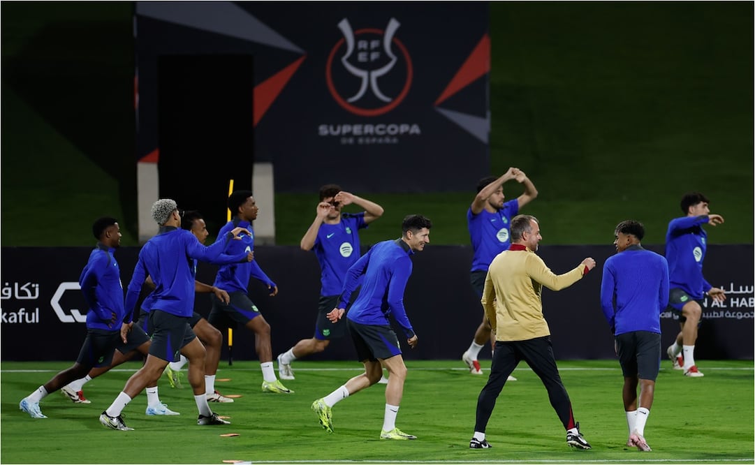 Barcelona se alista en Arabia Saudita. FOTO: EFE