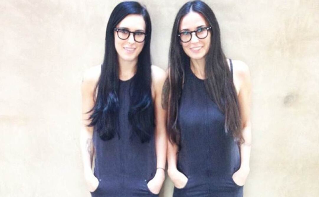 "Ese momento en que te das cuenta que realmente te estás convirtiendo en tu madre", escribió la también actriz en la red social: Instagram ruelarue