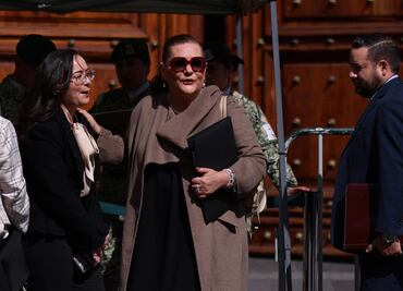 Consejeros del INE llegan a Palacio Nacional; dialogarán con Sheinbaum sobre presupuesto para elección judicial