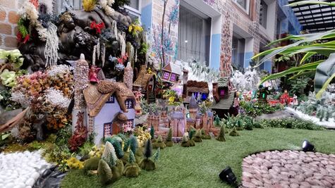 Con sus nacimientos, los Arteaga buscan concientizar sobre uso del cubrebocas 