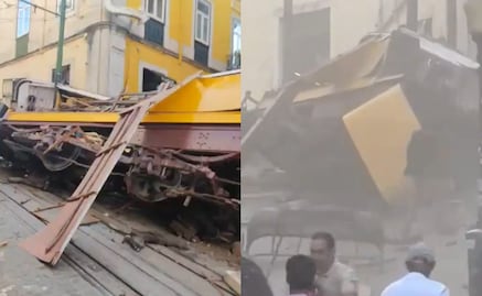 VIDEO: Descarrila funicular turístico en Lisboa; reportan 15 muertos y 18 heridos