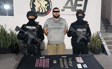 Cae "El Rocka", presunto operador de "Los Chapitos" en Nuevo León; le decomisan droga y dos celulares
