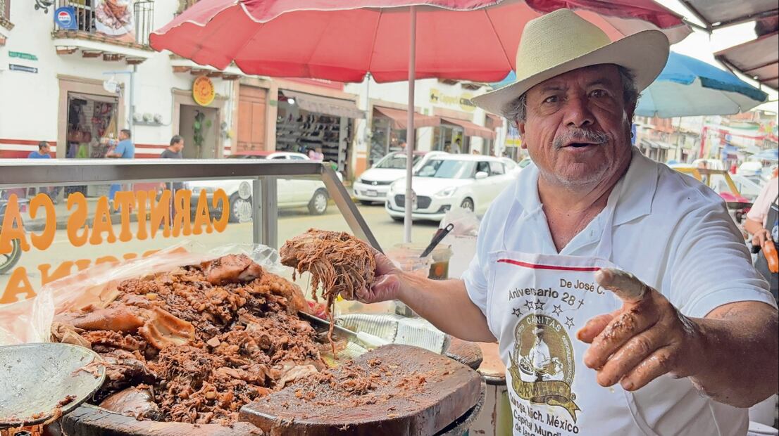 El municipio de Quiroga fue nombrado La Capital Mundial de las Carnitas. Foto: Carlos Arrieta / EL UNIVERSAL