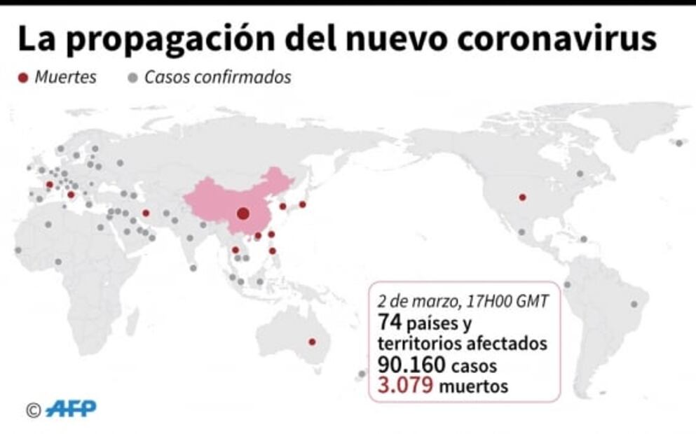 Sube a seis la cifra de muertos por el coronavirus en EU