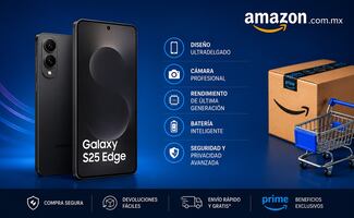 Amazon México lanza Samsung Galaxy S25 Edge a mitad de precio; aprovecha la súper oferta antes de que termine