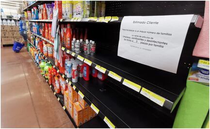 Crecen ventas de productos de limpieza y no perecederos por coronavirus