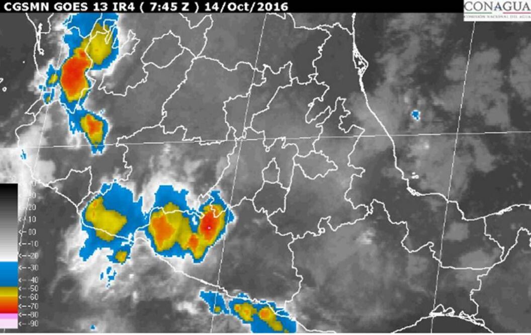 Las temperaturas mínimas serán de 13 a 15 grados centígrados (CONAGUA)