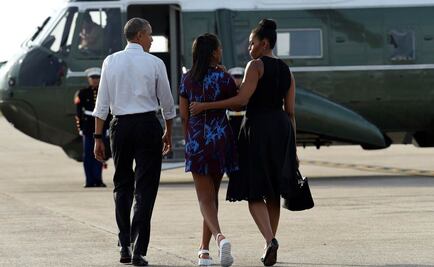 Obama y familia se van de vacaciones