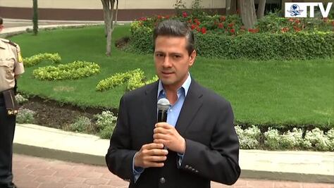 Peña Nieto sale del hospital