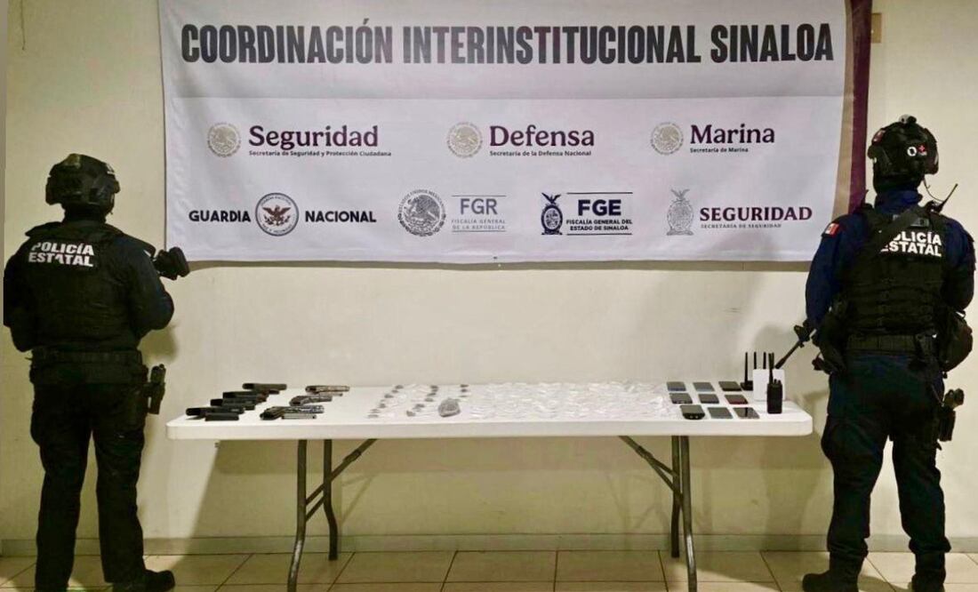Realizan nueva revisión sorpresa en penal de Culiacán; se aseguran armas de fuego,9 celulares y drogas