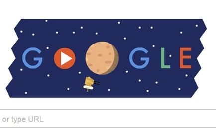 Celebran con doodle arribo del New Horizons