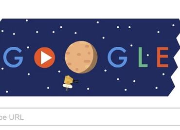 Celebran con doodle arribo del New Horizons