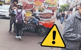Adulto mayor intenta cruzar la calle y microbusero lo manda con la huesuda en la Álvaro Obregón