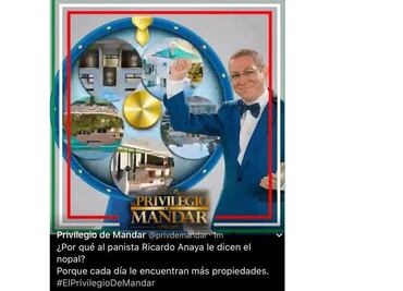 Parodian a Ricardo Anaya en "El privilegio de mandar"