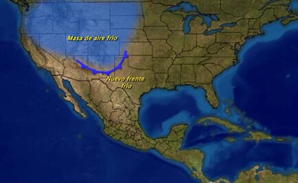 Se mantendrán bajas temperaturas en la mayor parte del país