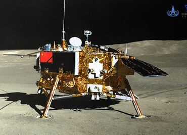 La Chang'e-4 afronta su quinta noche lunar; la temperatura cae hasta los 170° bajo cero