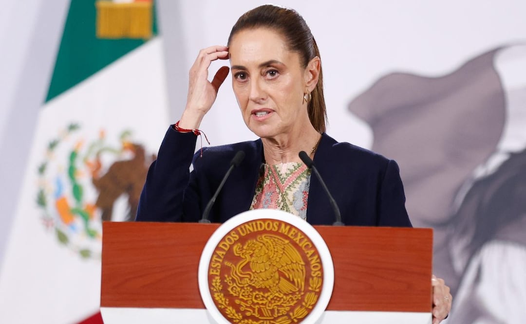 Conferencia Matutina de la Presidenta Claudia Sheinbaum del 16 de febrero de 2026. Foto: Diego Simón / EL UNIVERSAL