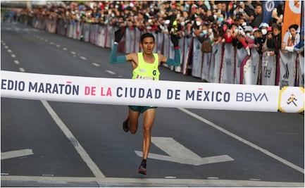 México brilla en el Medio Maratón de la Ciudad de México y hace el 1, 2, 3