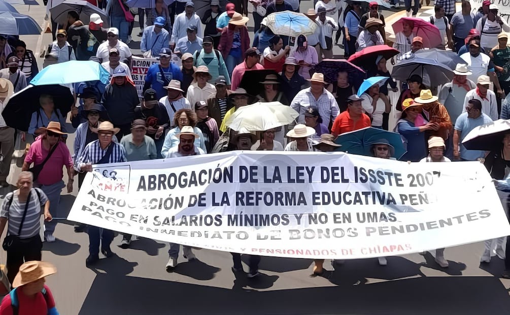 las movilizaciones que se llevarán a cabo, para pedir la abrogación de la Reforma Educativa y la Ley del ISSSTE. | Foto: Especial.