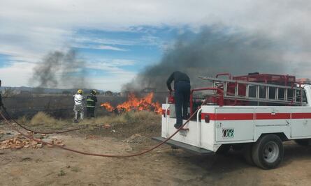 Sofocan incendio en municipio de Aguascalientes