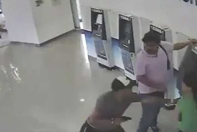 Captan robo en cajeros en sucursal de Azcapotzalco