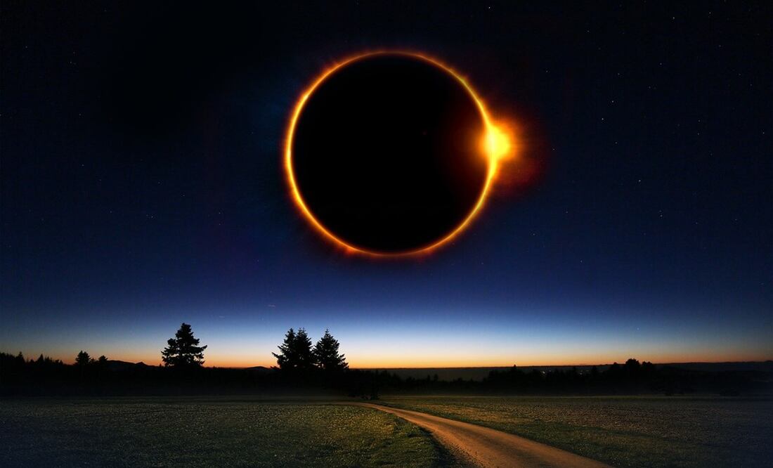 El eclipse solar híbrido se ve de diferentes maneras alrededor del mundo. Foto: Pixabay
